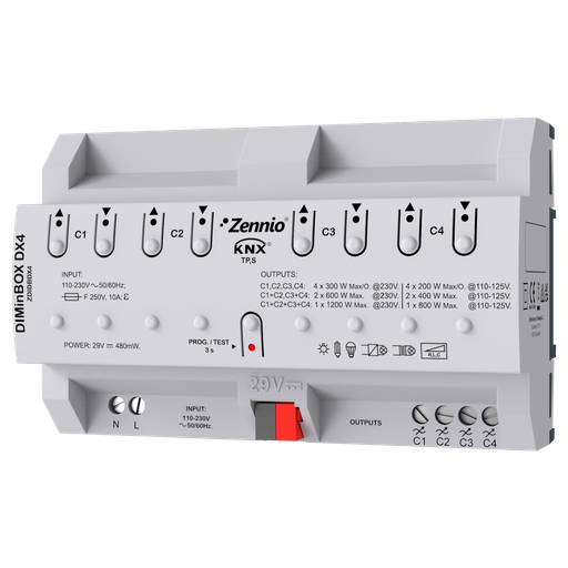 [ZDIDBDX4] Universaldimmer 4x300W