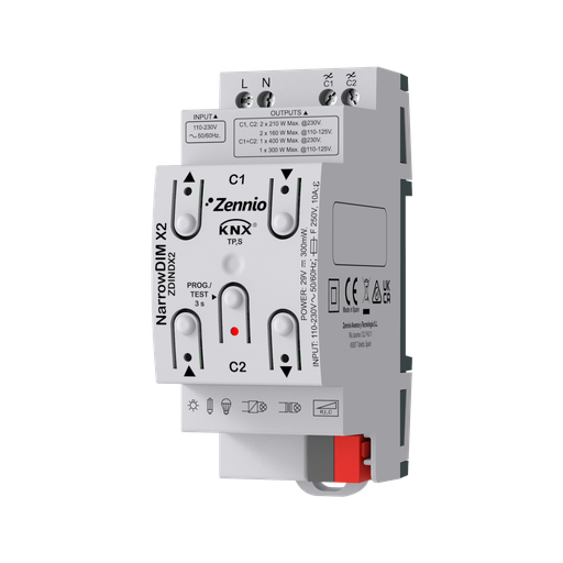 [ZDINDX2] Universaldimmer 2x210W