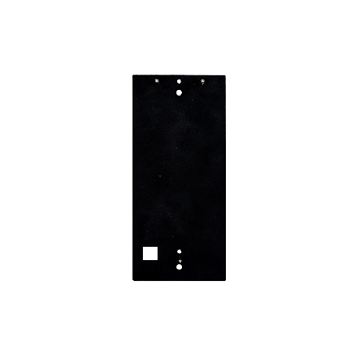 [ZVP-BPLA2] GetFace IP, Montageplatta, på vägg, 2(h) moduler