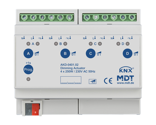 [AKD-0401.02] Dimmeraktor Universal 4X250W