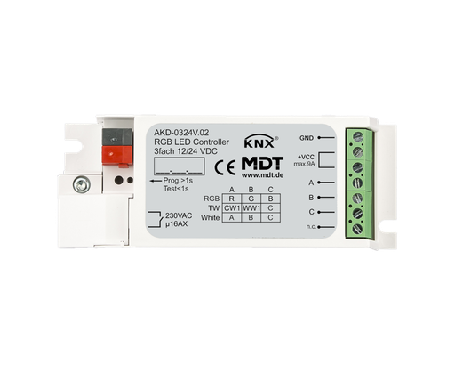 [AKD-0324V.02] Dimmeraktor LED 3CH 3/6A RGB