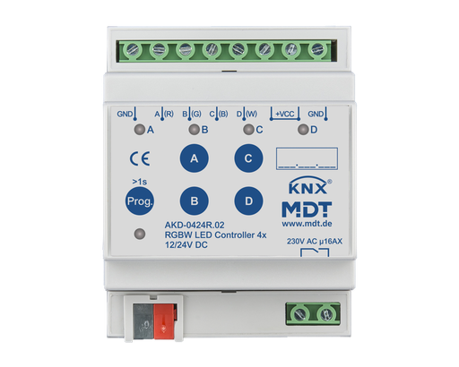 [AKD-0424R.02] Dimmeraktor LED 4x4/8A RGBW