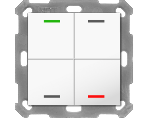 [BE-TAL5504.01] Tryckknapp Lite55 4k Vit 