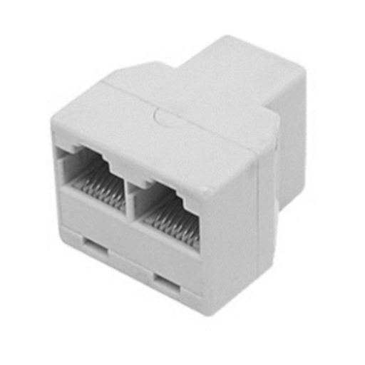 [52902] RJ45 Y-coupler (1:1), white