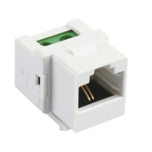 [52905] RJ45 connection terminal, binary input 1, White