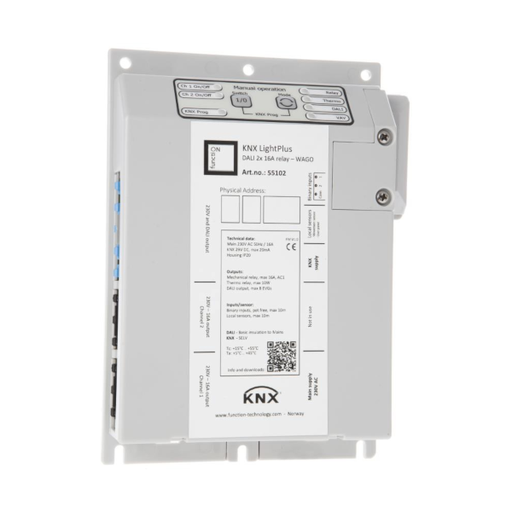 [55102] KNX LightPlus DALI 2x16A, Wago