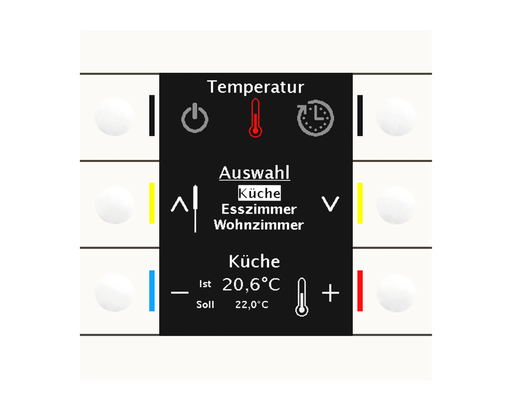[BE-BZS86.01] Tryckknapp Smart 6k TS Vit