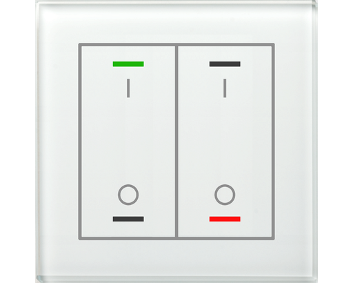 [BE-GTL2TW.B1] T-knapp Glas II Lite 2k I/O TS