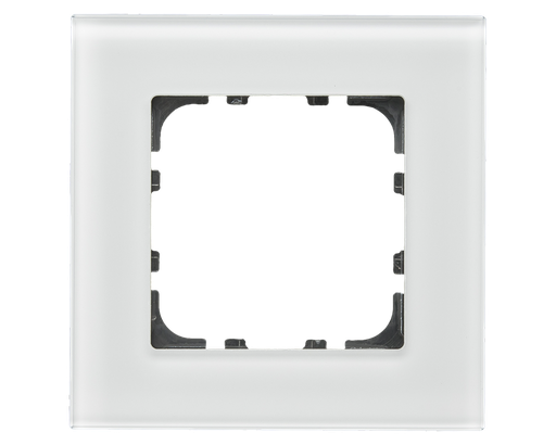 [BE-GTR1W.01] Ram Glas 1-fack 55mm Vit
