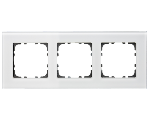 [BE-GTR3W.01] Ram Glas 3-fack 55mm Vit