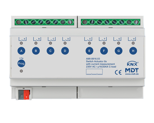 [AMI-0816.03] Brytaktor 8X16A 230V strömmät