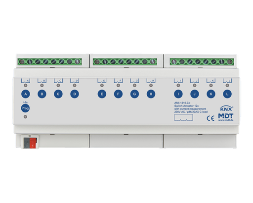 [AMI-1216.03] Brytaktor 12X16A 230V strömmät