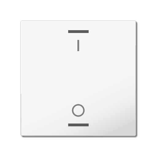 [BE-TAL55W102.B1] MDT Rocker for the KNX Push Button Light 55 1 gang, white glossy finish, switch