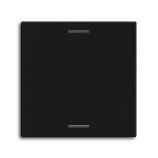 [BE-TAL55W106.01] MDT Rocker for the KNX Push Button Light 55 1 gang, Black matt, neutral