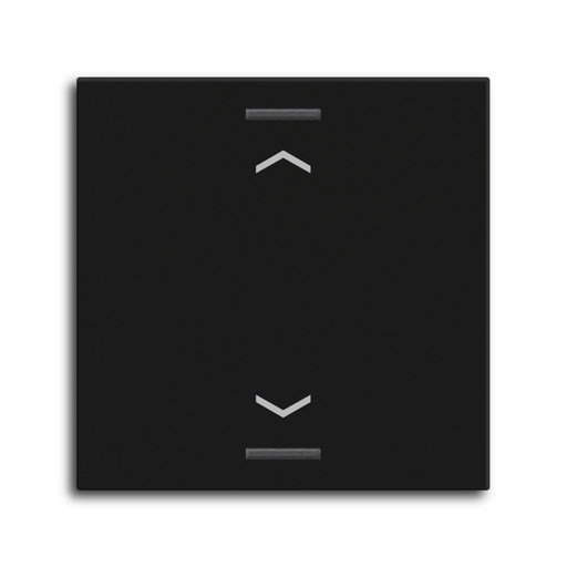 [BE-TAL55W106.A1] MDT Rocker for the KNX Push Button Light 55 1 gang, Black matt, blinds