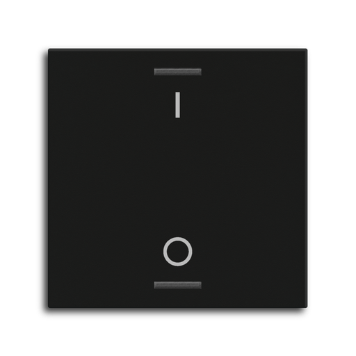 [BE-TAL55W106.B1] MDT Rocker for the KNX Push Button Light 55 1 gang, Black matt, switch