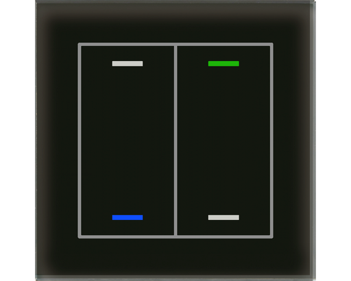 [BE-GTL2TS.01S] T-knapp Glas II Lite 2k TS S