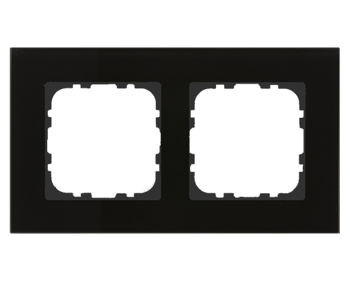 [BE-GTR2S.01S] Ram Glas 2-fack 55mm Svart