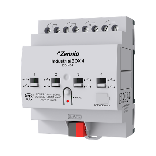 [ZIOINB4] KNX Brytaktor industriell, IndustrialBOX 4